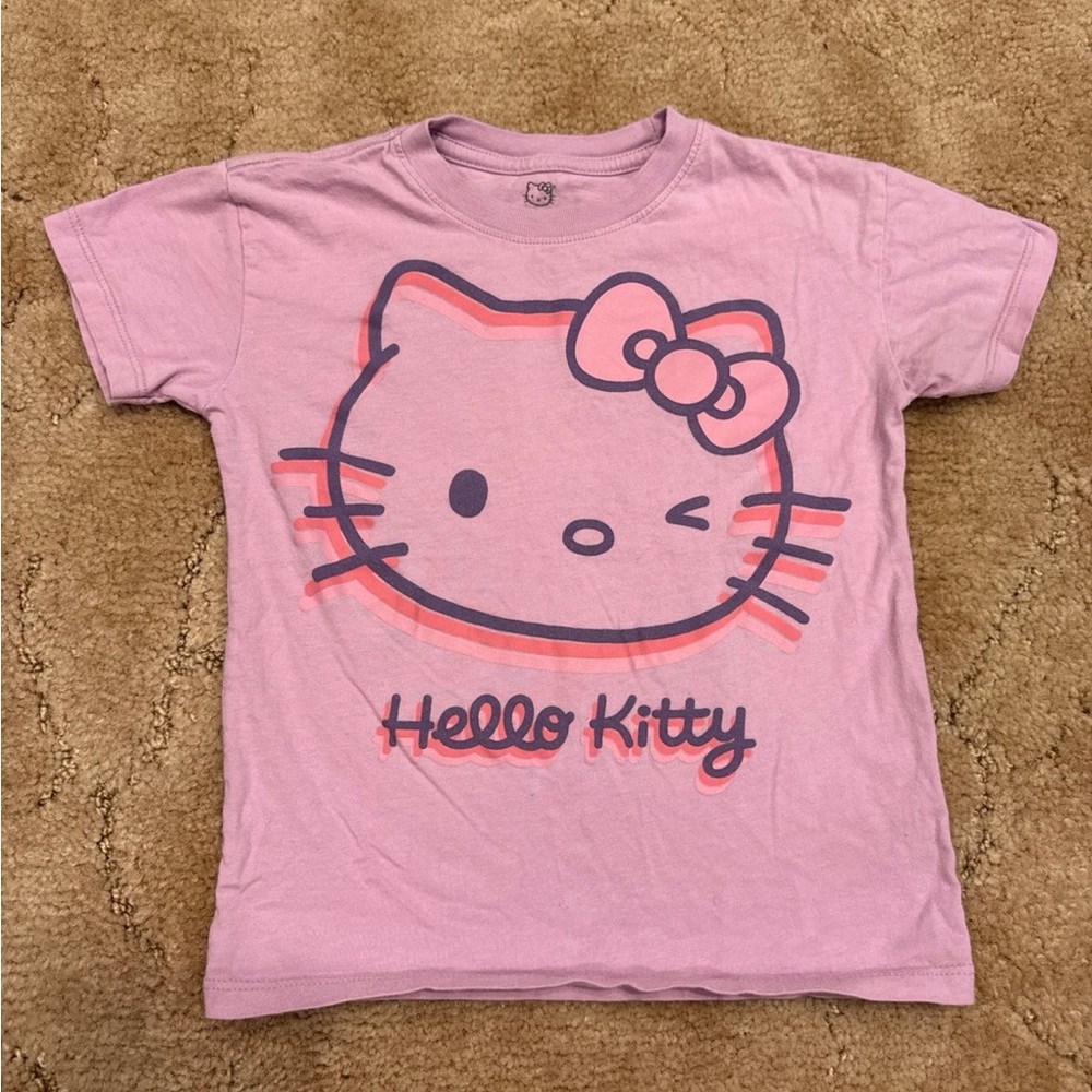 Hello Kitty Pink Graphic Short Sleeve Tee